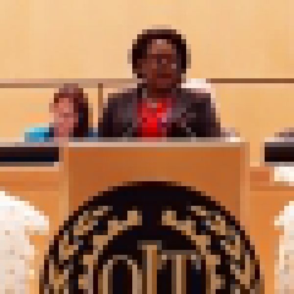 Minister for Employment, Immigration and Civil Status, Mrs Myriam Telemaque attends the 107th session of the International Labour Conference, Geneva