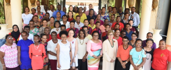 Delegates in a souvenir photograph after the opening ceremony 